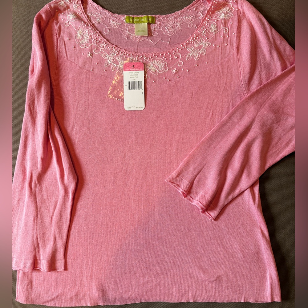 Sigrid Olsen knit sweater.